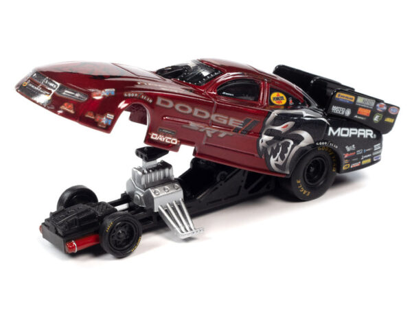 rcsp017b - 2021 MATT HAGAN DODGE CHARGER FUNNY CAR (RED & BLACK W/RACE GRAPHICS)