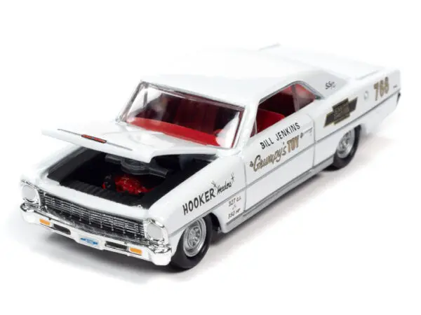 rcsp019b - 1966 BILL GRUMPY JENKINS “GRUMPY’S TOY” CHEVROLET NOVA (WHITE W/RACE GRAPHICS)