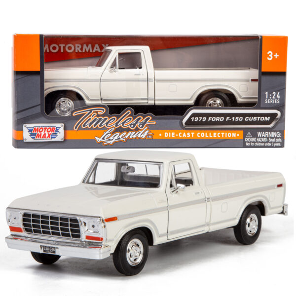 79346 white - 1979 F100 Custom Pick Up Truck - White