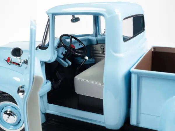 aw290 1956fordpickup 1stprepro 9 - 1956 FORD F100 PICKUP MILD CUSTOM in Baby Blue