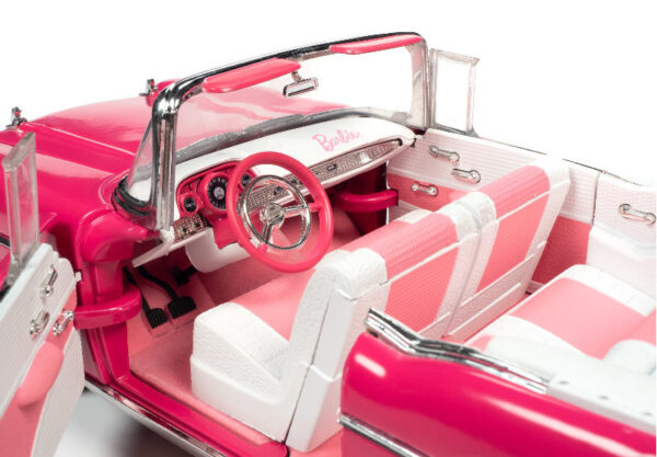 awss128g - Barbie - 1957 Chevrolet BEL AIR Convertible in Pink