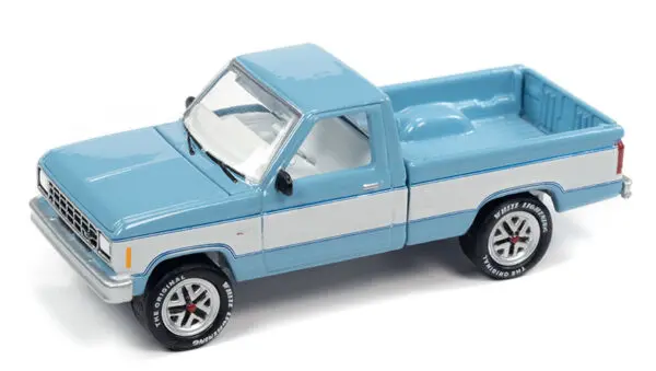 jlsp224 a - 1984 FORD RANGER PICK UP TRUCK IN LIGHT BLUE/WHITE
