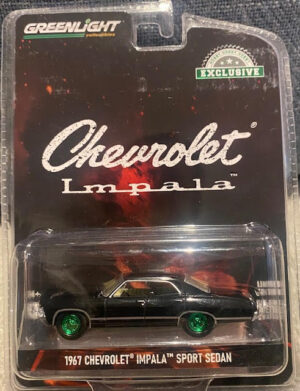 1967 Chevrolet Impala Sport Sedan - Tuxedo Black (Hobby Exclusive)- Green Machine