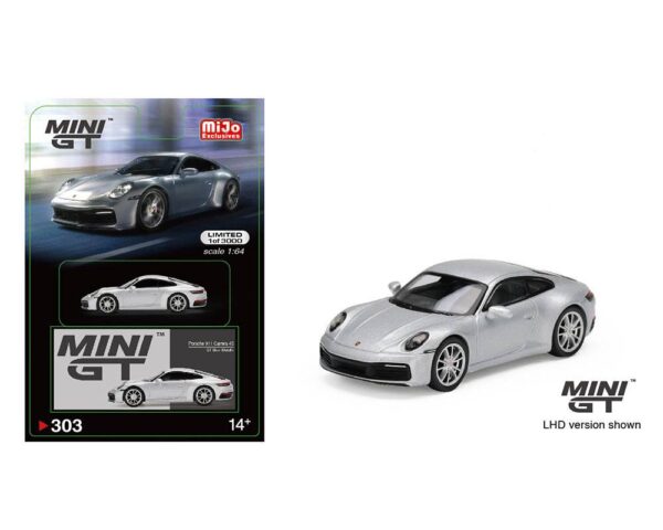 mgt00303 - PORSCHE 911 CARRERA 4S GT - SILVER METALLIC