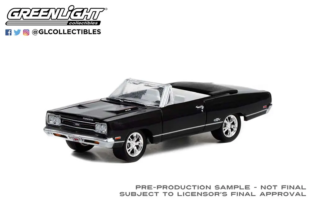 1969 Plymouth GTX Convertible (Lot #1370.1) - Black with White