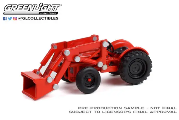 48060 a 1948 ford 8n with front loader red deco b2b - 1948 Ford 8N with Front Loader - Red Solid Pack