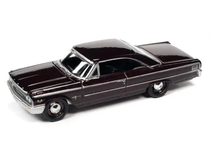 1963 FORD GALAXIE 500 IN HERITAGE BURGUNDY POLY | Diecast Depot