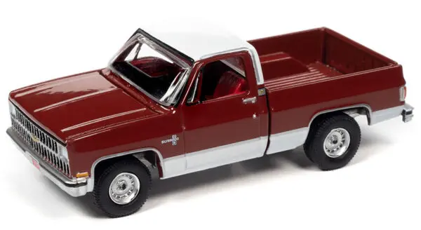 awsp062 a - 1981 CHEVROLET SILVERADO 10 FLEETSIDE - CARMINE RED/WHITE