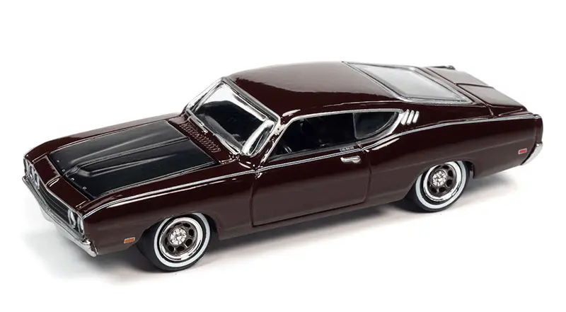 1969 FORD TORINO TALLADEGA IN ROYAL MAROON | Diecast