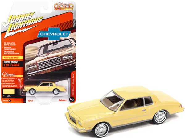 jlcg028b5 - 1980 CHEVROLET MONTE CARLO IN YELLOW