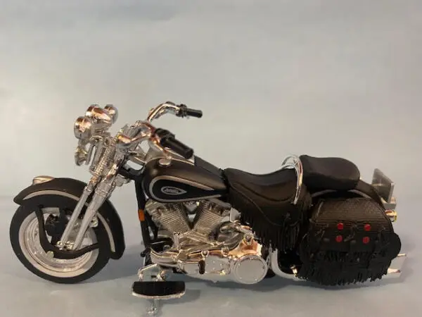 31360 41 4b - 1999 HARLEY DAVIDSON FLSTS HERITAGE SOFTAIL SPRINGER - MATT BLACK