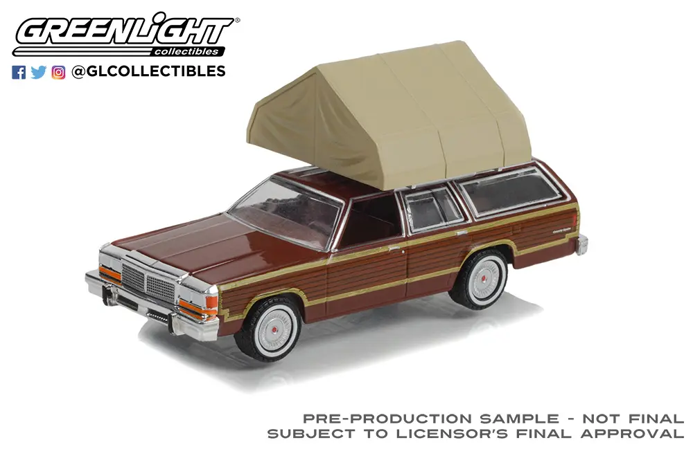 1979 Ford LTD Country Squire with Camp'otel Cartop Sleeper Tent