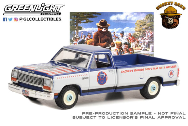 38040 d - 1989 Dodge Ram D-150 “Smokey’s Friends Don’t Play With Matches” 
