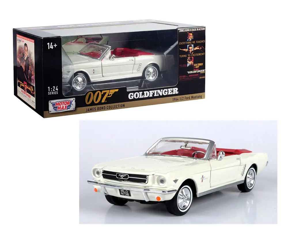 1964 1/2 Ford Mustang Convertible (White) – James Bond