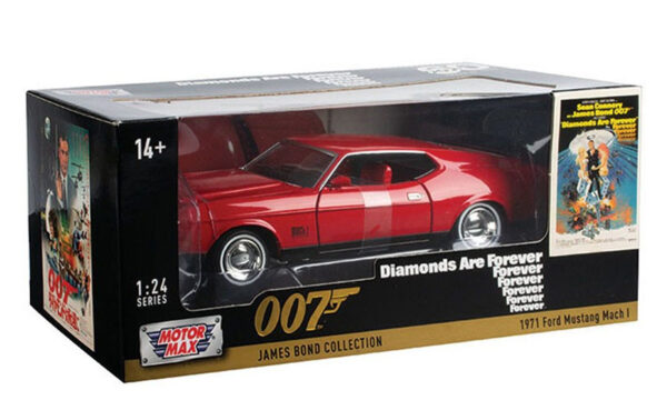 v1 79851 - 1971 Ford Mustang Mach I (Red) – James Bond Collection – Diamonds Are Forever