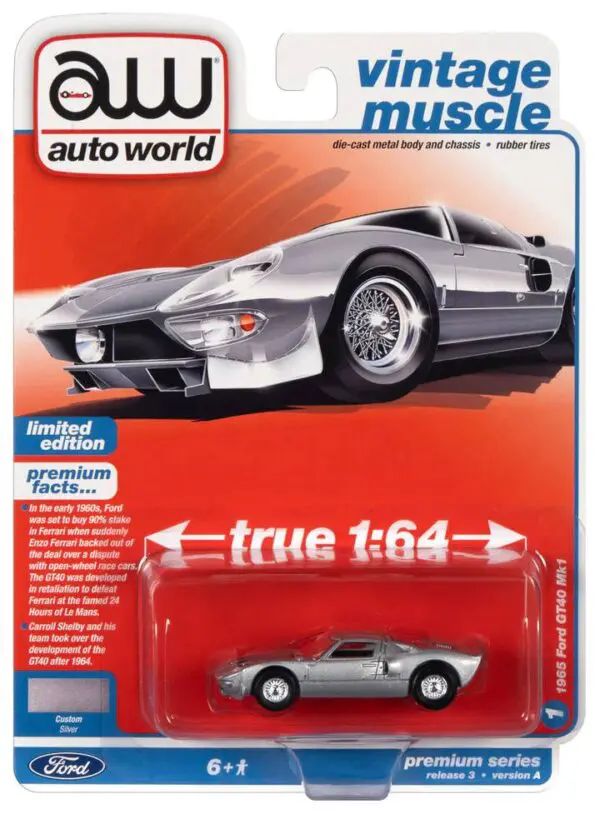 awsp107a - 1965 Ford GT40 MK1 in Silver