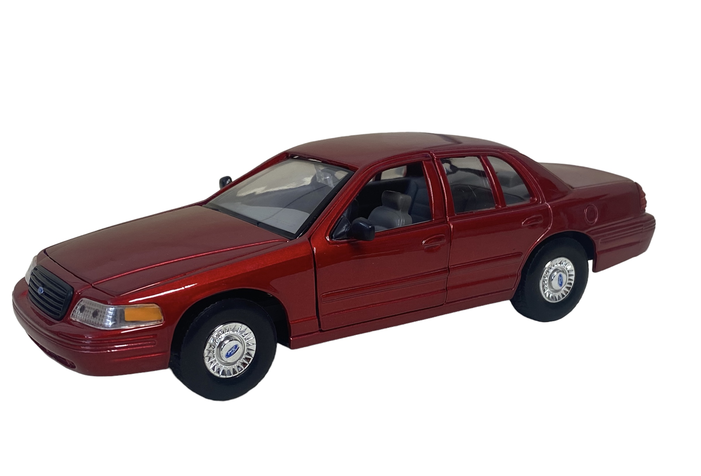 1999 FORD CROWN VICTORIA - 1:27 SCALE BY WELLY - NO BOX - RED