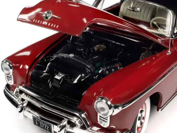 amm1304 3 17801 - 1950 Oldsmobile 88 Holiday Coupe Chariot Red Limited Edition