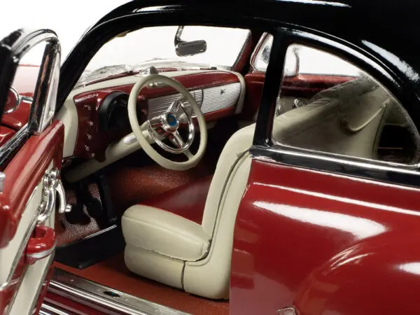 amm1304 4 15504 - 1950 Oldsmobile 88 Holiday Coupe Chariot Red Limited Edition