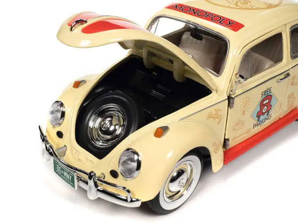 awss141 3 - 1963 Volkswagen Beetle - Free Parking in Yellow - MONOPOLY