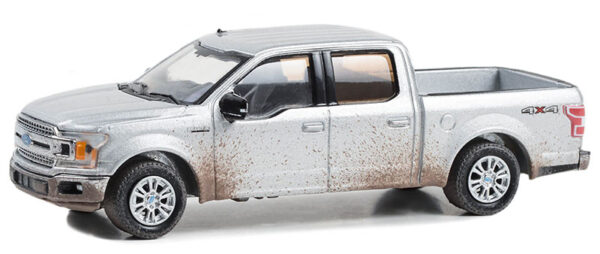 35270f - 2020 Ford F-150 SuperCrew Pickup in Iconic Silver with Mud Spray   