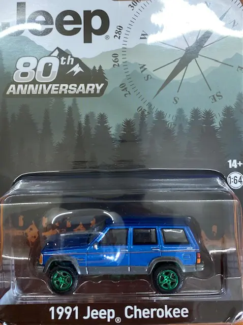 img 7964 - 1991 JEEP CHEROKEE - 80TH ANNIVERSARY - GREEN MACHINE CHASE CAR
