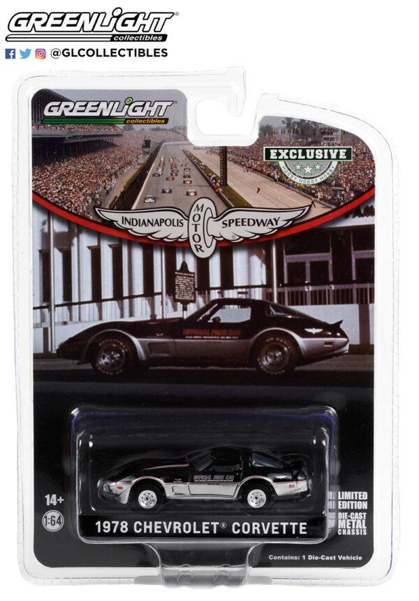 30347 1978 chevrolet corvette 62nd annual indianapolis 500 mile race official pace car hobby exclusive b2b - 1978 Chevrolet Corvette - 62nd Annual Indianapolis 500 Mile Race Official Pace Car (Hobby Exclusive)