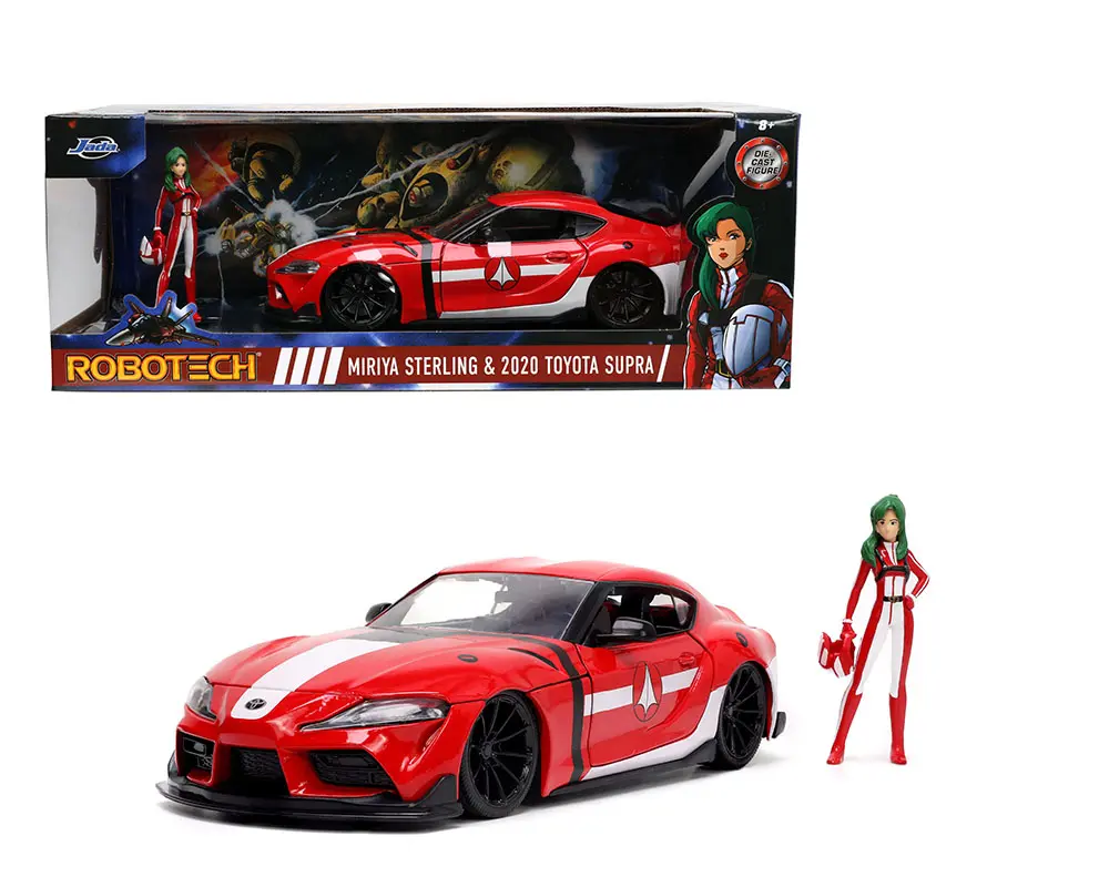 2020 Toyota Supra (Red) & Miriya Sterling Figure – Robotech – Anime  Hollywood Rides | Diecast Depot