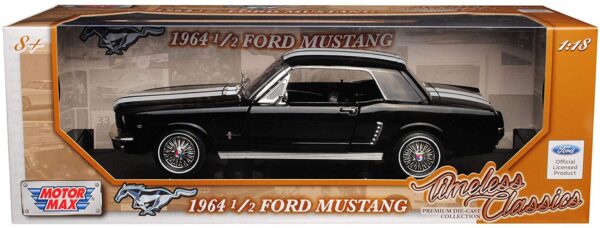 73164blk - 1964 1/2 FORD MUSTANG HARD TOP BLACK