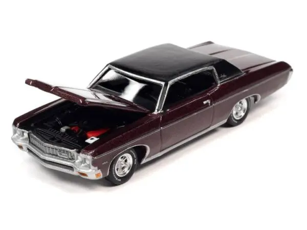 awsp118a1 - 1970 CHEVROLET IMPALA LOWRIDER (BLACK CHERRY WITH FLAT BLACK VINYL ROOF)