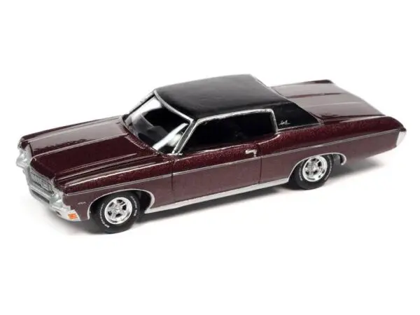 awsp118a2 - 1970 CHEVROLET IMPALA LOWRIDER (BLACK CHERRY WITH FLAT BLACK VINYL ROOF)
