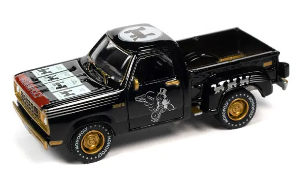 jlsp312 - 1978 Dodge Midnight Express Railroad Tycoon in Flat Black- Monopoly - with Token