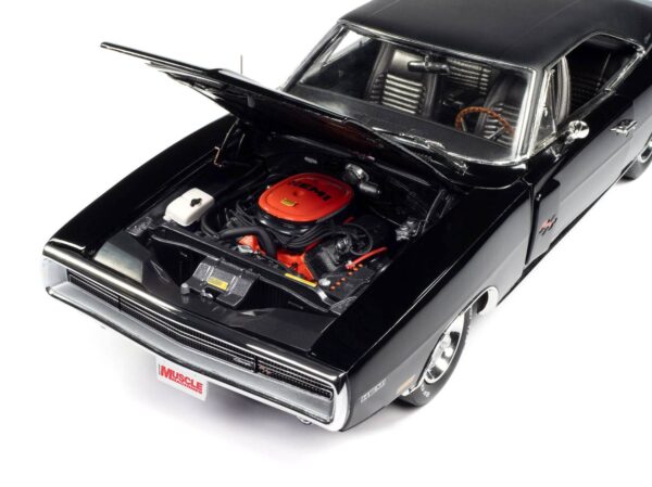 amm1302 3 - 1970 Dodge Charger R/T in Gloss Black