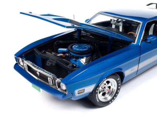 amm1323m - 1973 Ford Mustang Mach I in Blue Glow