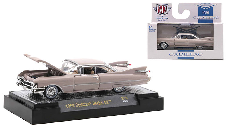 1959 Cadillac Series 62 in Wood Rose Metallic | Diecast Depot