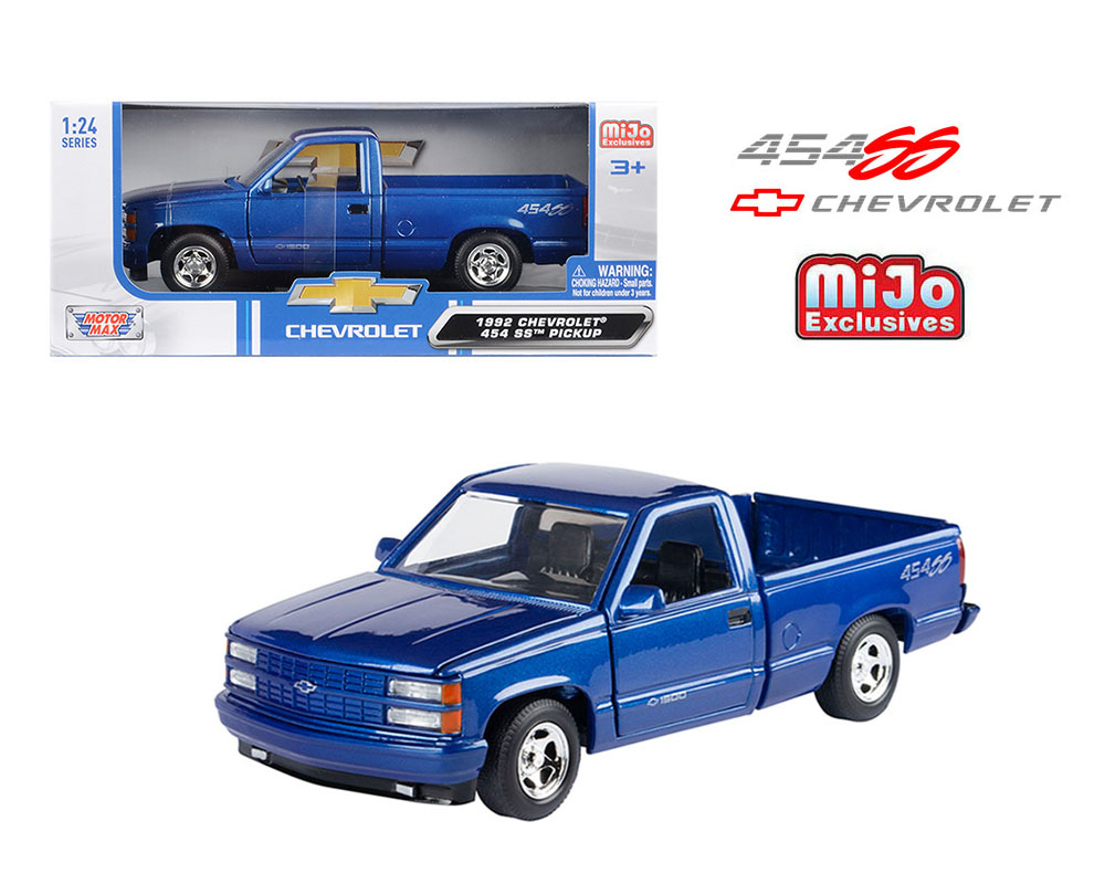 1992 Chevrolet 454 SS Pickup – truck Blue Metallic – MiJo