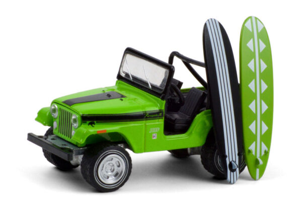 97100 b - 1971 JEEP CJ-5 RENEGADE WITH SURFBOARDS - THE HOBBY SHOP SERIES 10