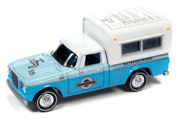 jlsp332 - Monopoly -1960 Studebaker with Camper - Water Works in Blue and White - with Token 