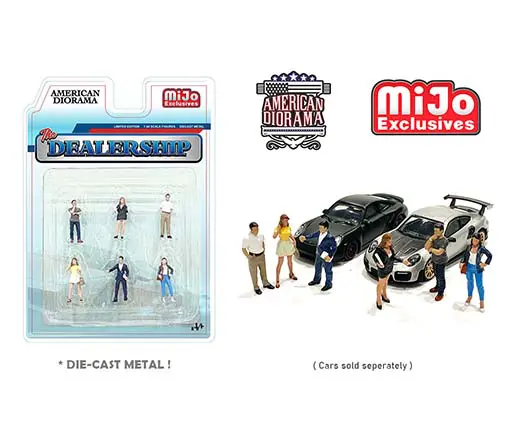 ad76476mj - American Diorama 1:64 Mijo Exclusive The Dealership set