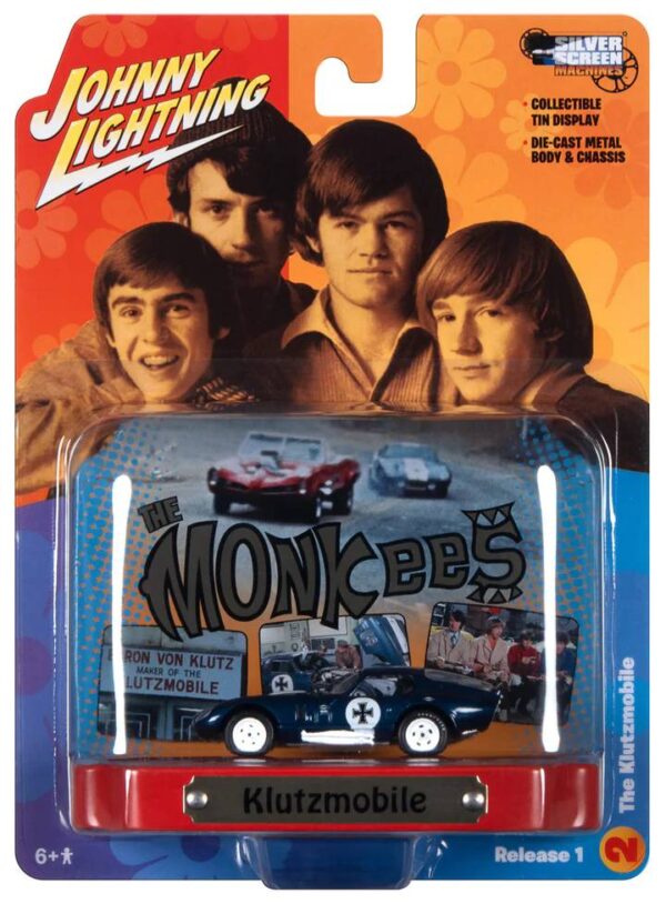 jlsp334 1 - The Monkees - Shelby Daytona Cobra - The Klutzmobile with Tin display in Midnight Blue and White