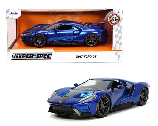 Hyper-spec 2017 Ford GT (Blue) BY Jada 1:24 | Diecast Depot