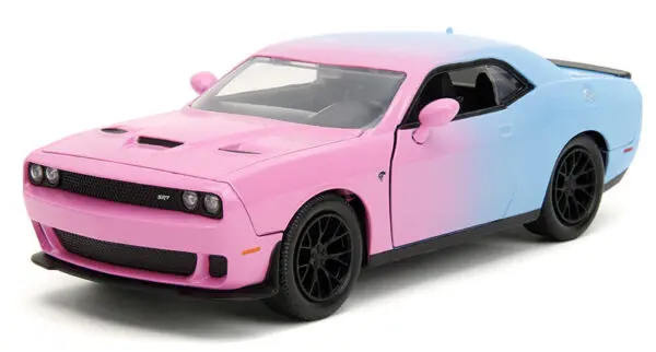 34658 - 2015 Dodge Challenger SRT Hellcat in Pink and Blue Pink Slips