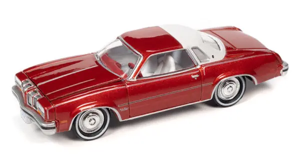 jlsp341 b1 - 1976 Oldsmobile Cutlass in Red Poly & 1972 Buick Riviera in Black