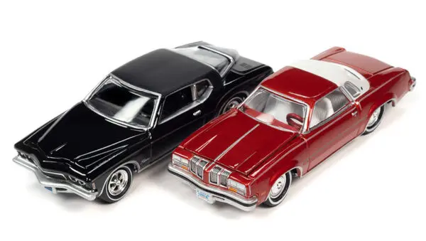 jlsp341b - 1976 Oldsmobile Cutlass in Red Poly & 1972 Buick Riviera in Black