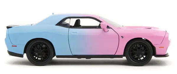 v2 34658 - 2015 Dodge Challenger SRT Hellcat in Pink and Blue Pink Slips
