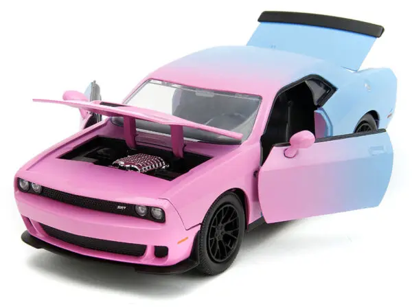 v3 34658 - 2015 Dodge Challenger SRT Hellcat in Pink and Blue Pink Slips