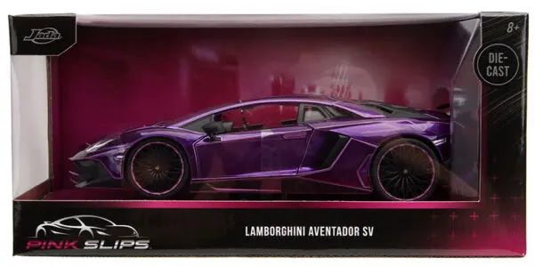 v5 34656 - Lamborghini Aventador SV in Candy Purple Pink Slips