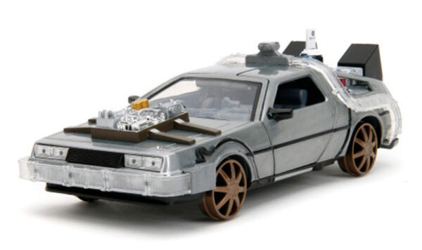 34996 - DeLorean Time Machine with Rail Wheels - Back to the Future III (1990)
