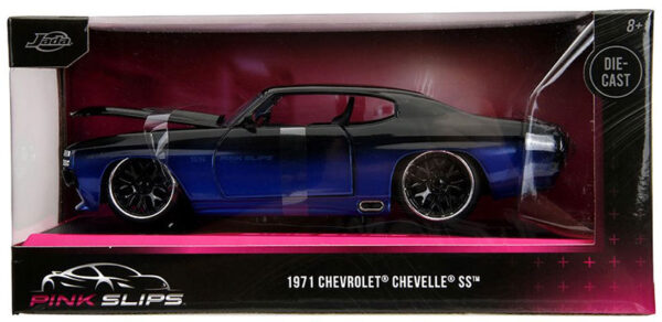 35062b - 1971 Chevrolet Chevelle SS in Black and Blue Gradient with Base Pink Slips- PLEASE READ DESCRIPTION
