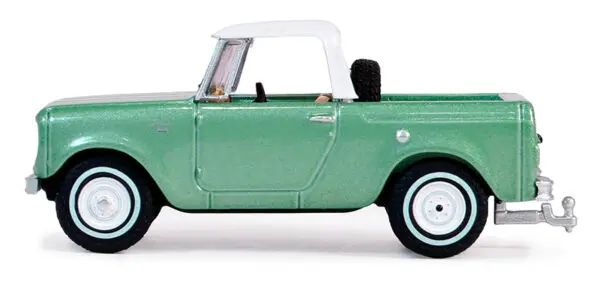 35280 a - 1965 Harvester Scout Half Cab Pickup in Aspen Green